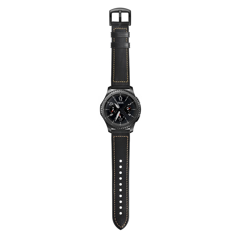 Dây Da Thay Thế Cho Đồng Hồ Gear S3 Frontier Galaxy 46mm 42mm Amazfit Pop Gtr2 Gts2 20mm 22mm Correa