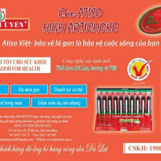 Cao.nước atiso 10ml x10 ống
