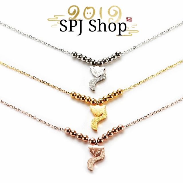 Lắc Chân Titan Cartier Cáo Hồ Ly Phun Cát Cách Điệu Bi | BigBuy360 - bigbuy360.vn