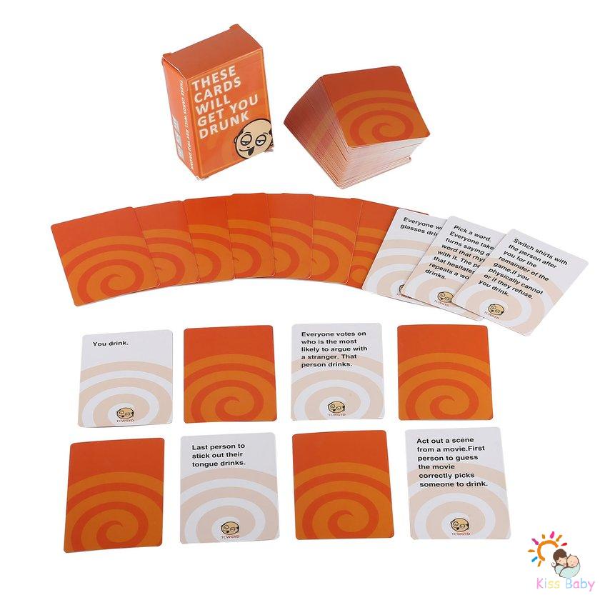 【Clearance price】These Cards Will Get You Drunk - Fun Adult Drinking Game For Parties Home