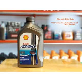 Shell Advance Ultra 10W-40  Châu Âu - Tổng hợp hoàn toàn