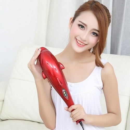 Máy massage cầm tay cá heo 3 đầu Puli PL-606B