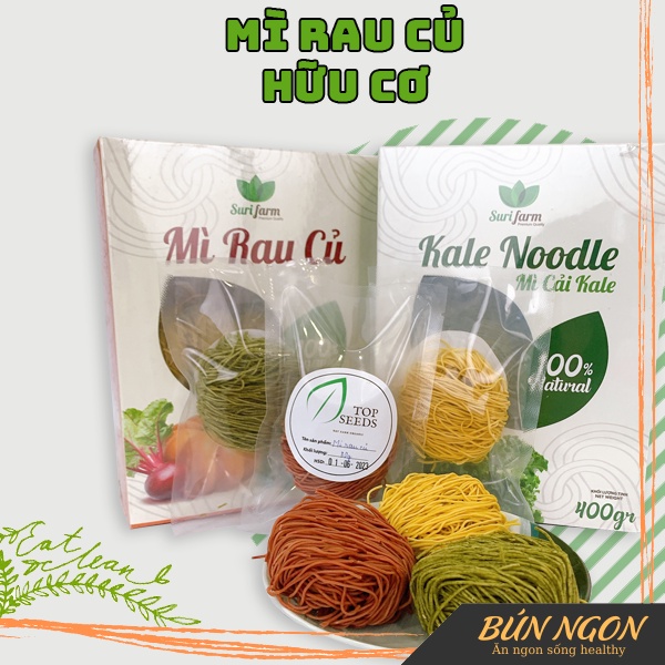 Mì Rau Củ Hữu Cơ Surifram Cho Bé Ăn Dặm, phù hợp Ăn Kiêng, Healthy, Eatclean Vắt 30g