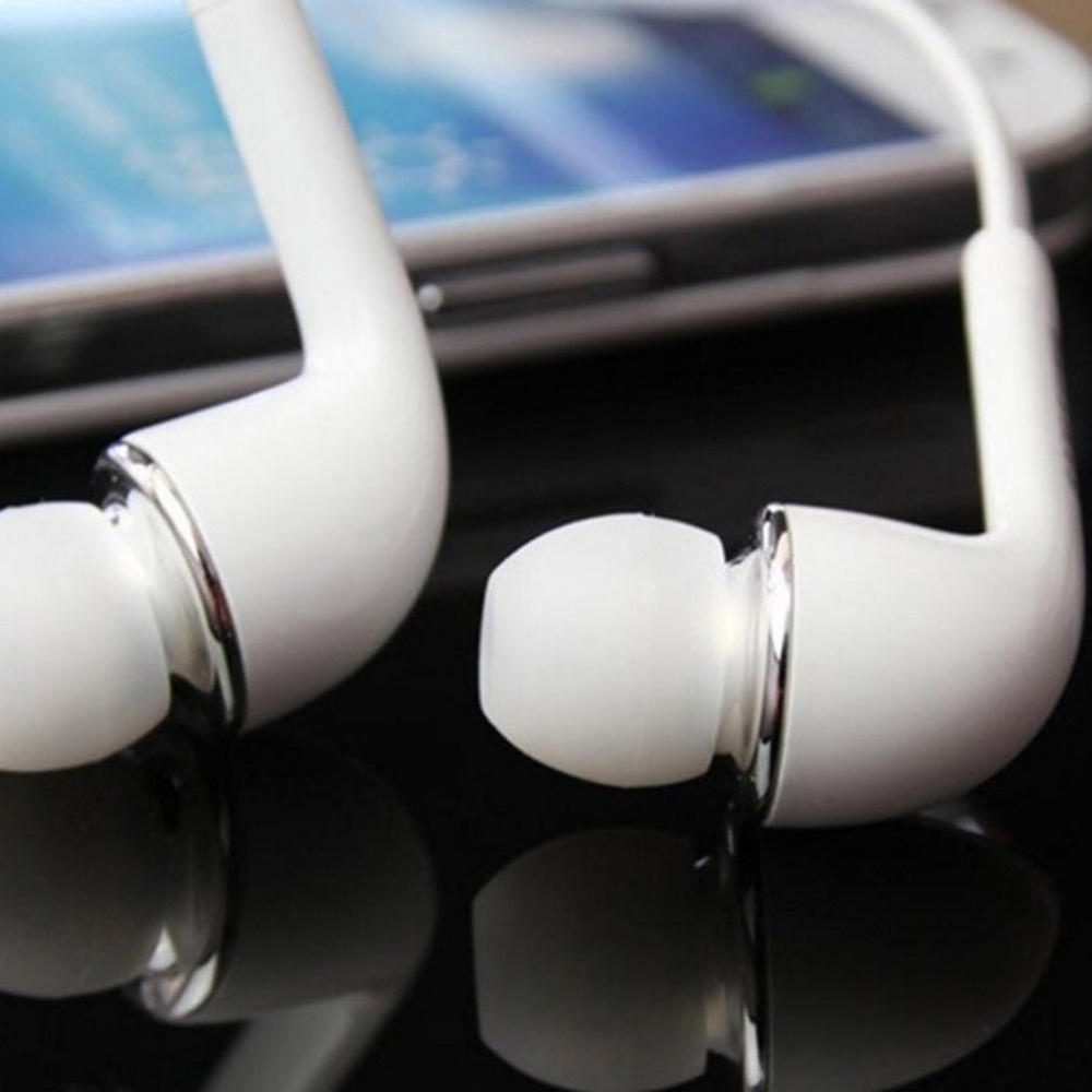 Tai Nghe 3.5mm Có Dây Có Mic Headset Điều Chỉnh Màu Trắng Phổ Biến Dành earphone Cho Samsung