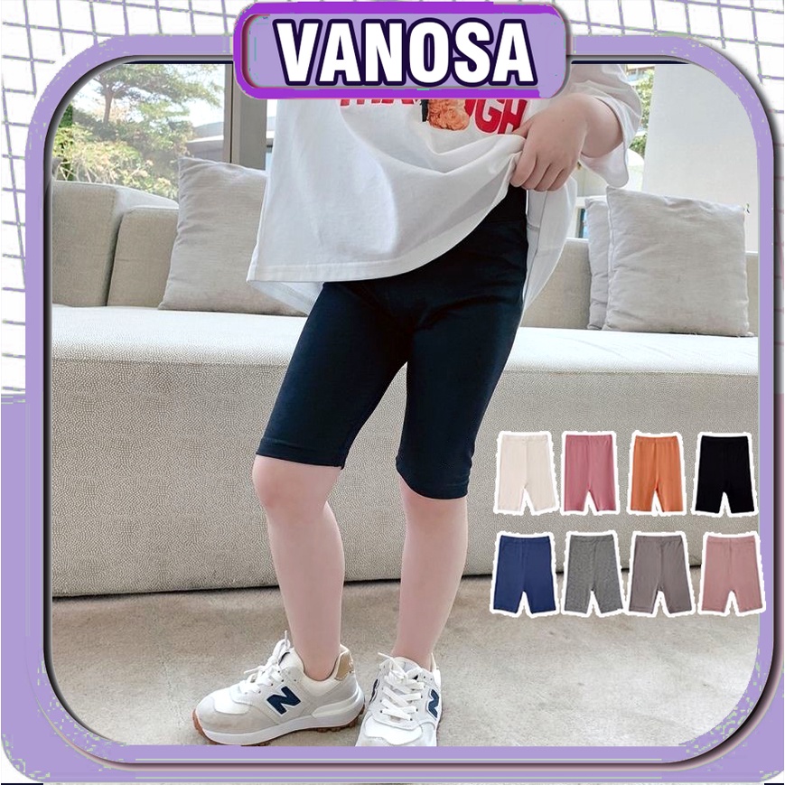 Quần Legging Đùi Mùa Hè Tiện Lợi VANOSA Cho Bé Gái