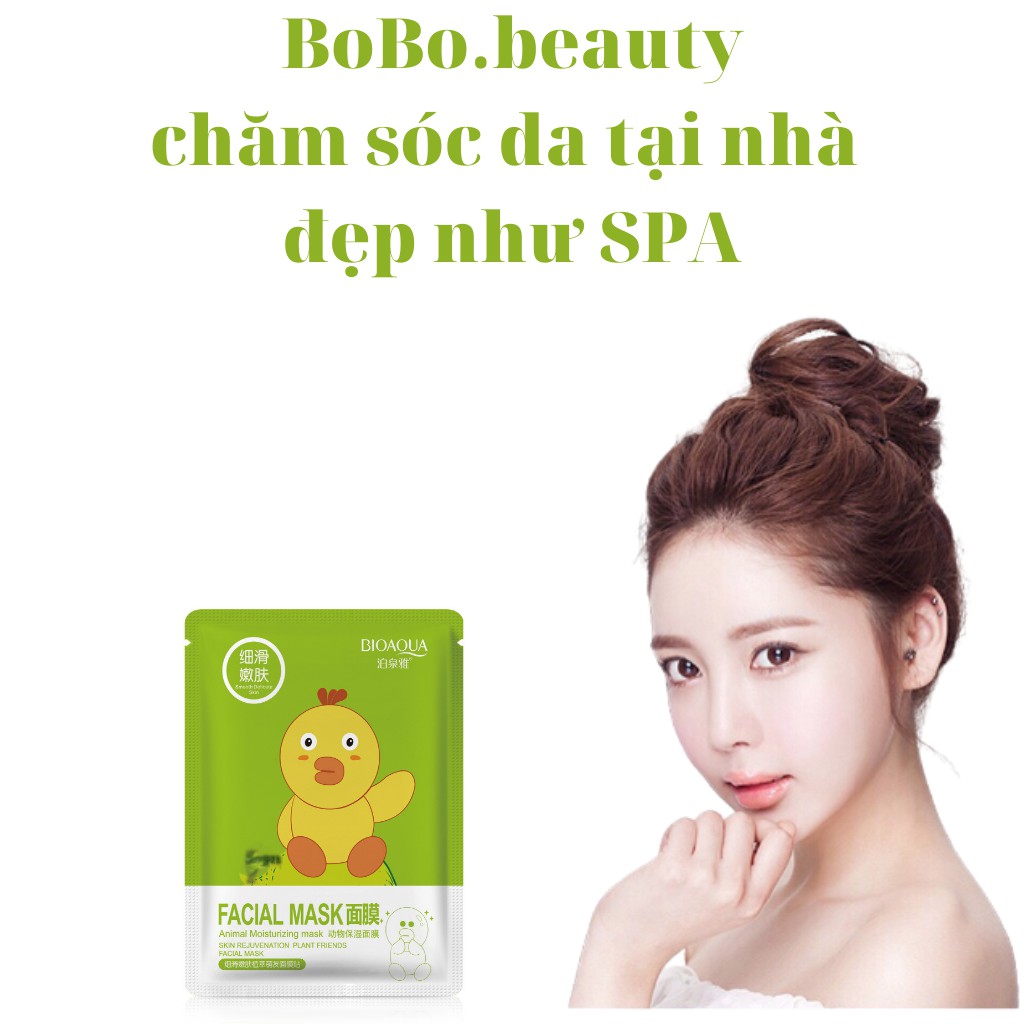 Mặt nạ giấy dưỡng da cấp ẩm nước sáng da dầu mụn mask BIOAQUA nội địa Trung