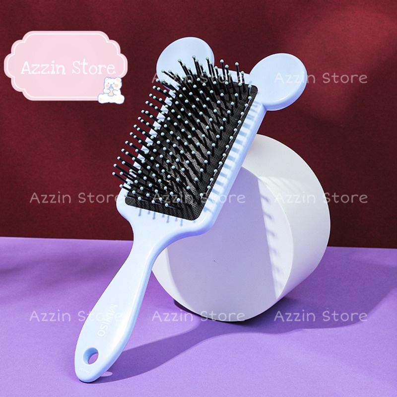 Lược chải tóc Mickey Mouse Collection Disney Ear Shape Hair Brush - Hàng chính hãng