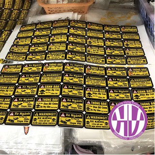 Combo 35 TEM LOGO CẢNH BÁO THÔNG BÁO