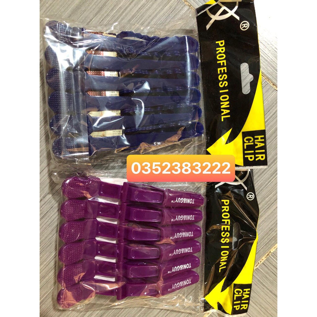 Kẹp mỏ vịt toni & guy làm tóc cố định tóc khi nhuộm chuyên dụng cho thợ cắt tóc