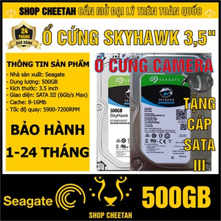 Mua HDD Camera 3.5” Seagate Skyhawk 500GB – Ổ cứng PC chính hãng – Mới 99% – Bảo hành 1-24 tháng – Tháo từ máy nhập khẩu