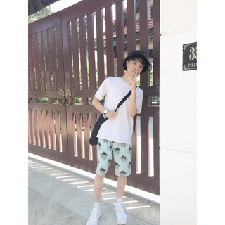 Quần short thun thoạt hình perry
