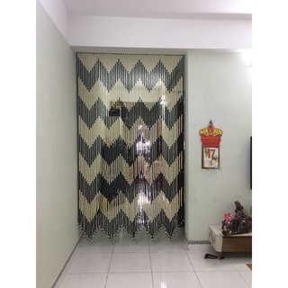 Mành rèm hạt gỗ hình làn sóng (che cửa sổ, cửa ra vào)
