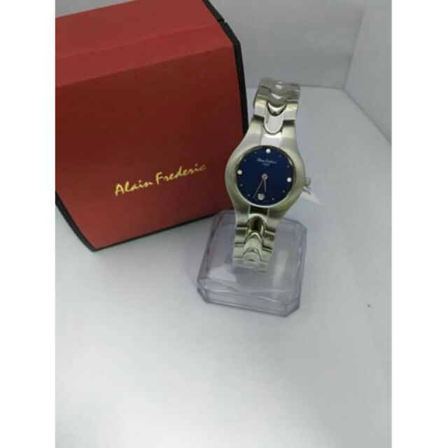 Đồng hồ nữ Alain Frederic size 27mm mã 0A609-01 dây kim loại