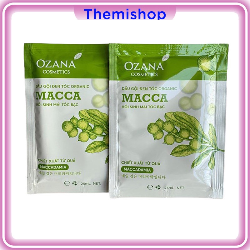 Dầu gội đen tóc,dầu gội đen tóc thảo dược dành cho tóc bạc OZANA (Chính Hãng 100%)