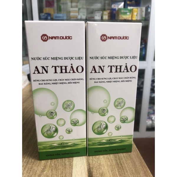 Nước súc miệng dược liệu An Thảo giúp làm sạch lành tính hương thơm dịu nhẹ chai - 250ml
