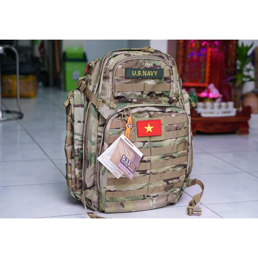 (Tặng kèm patch 511)Balo 5.11 Tactical Rush 72 .