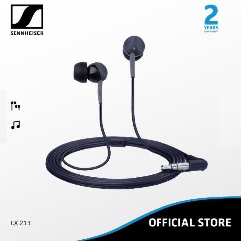 Tai Nghe Nhét Tai Sennheiser Cx213 Chất Lượng Cao Đen