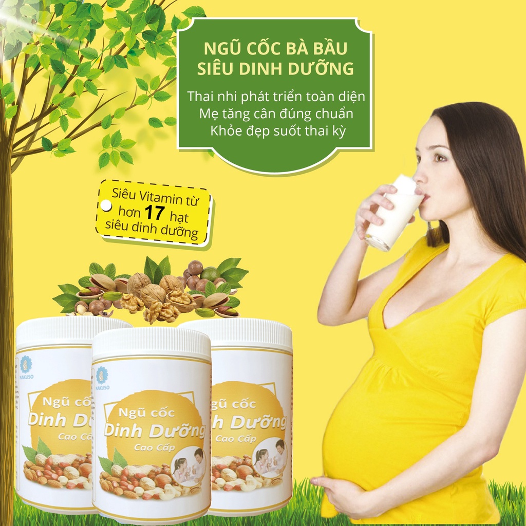 Ngũ Cốc Dinh Dưỡng Bà Bầu I Người Già I Trẻ Em Cao Cấp 17 Loại Hạt (500Gr)