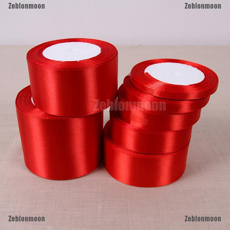 moon.vn25 cuộn dây ruy băng màu đỏ trang trí tiệc cưới
