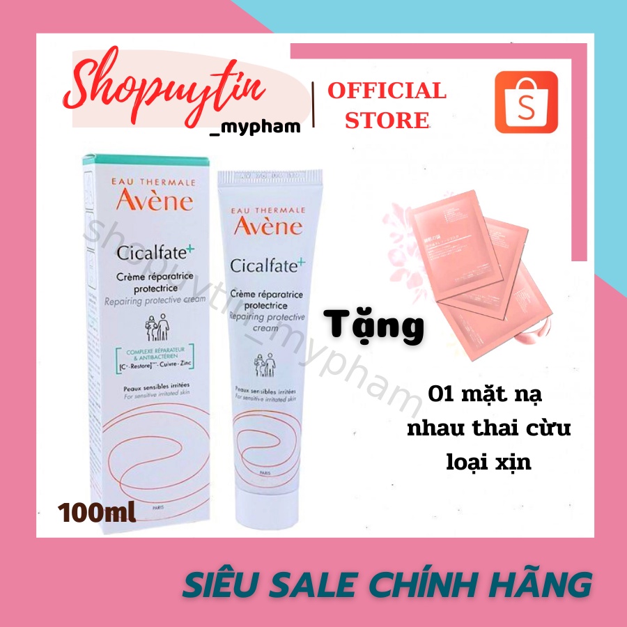 Kem Avene Cicalfate hồi phục da Repair Cream Chuẩn Pháp 100ML