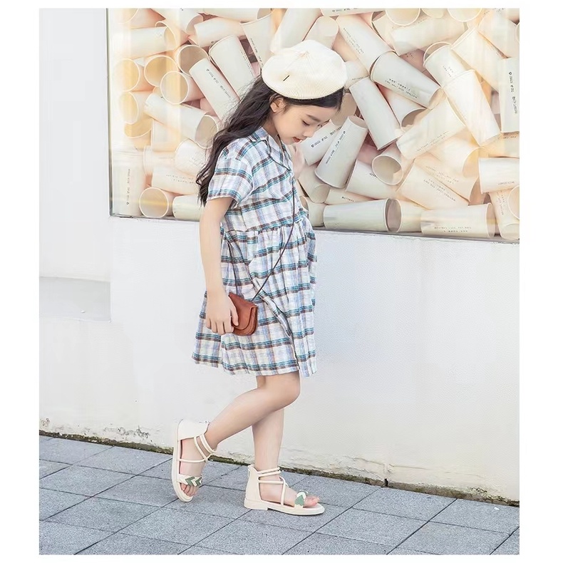 Sandal dép quai hậu chiến binh trái tim xanh cho bé gái từ 3 đến 10 tuổi (G20). Richkidsstore2021