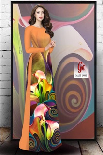 Áo lụa cao cấp in 3d