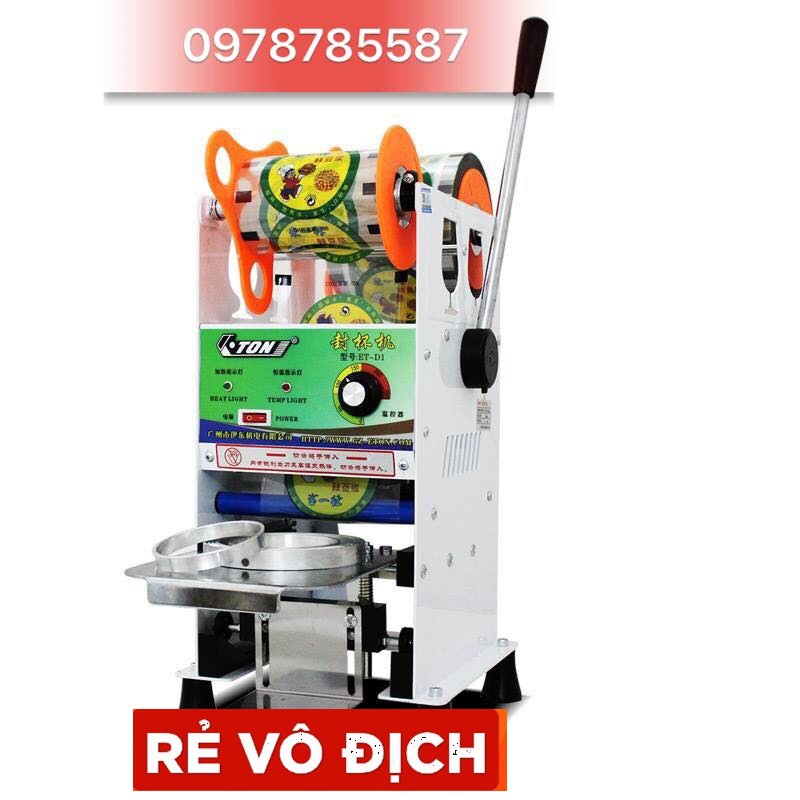 TANG KEO] MÁY ÉP LY GẠT TAY TỰ ĐỘNG CUỐN VÀ CĂN CHỈNH MÀNG ET-B9