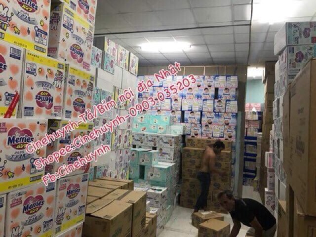 [HCM]Tả/Bỉm Dán/Quần Meries JUMBO nội địa Nhật size M76/M74/L64