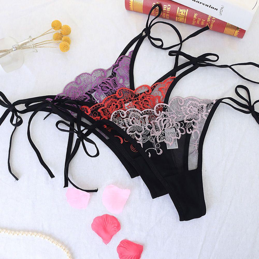 Quần Lót Ren Thêu Họa Tiết Gợi Cảm Dành Cho Nữ