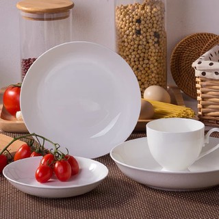 Đĩa sứ sâu lòng bát tràng đủ size