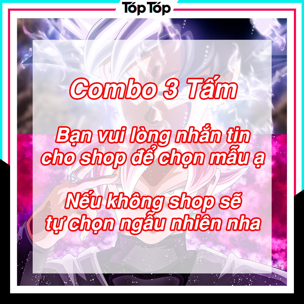 Poster Dragon Ball treo tường giấy ảnh bóng khổ A3 A4 - Tranh Nhân vật Songoku decor phòng cực đẹp DR
