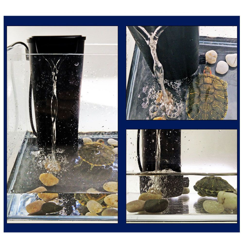 Bộ lọc nước bơm oxy mực nước thấp cho bể nuôi rùa 220-240V 5W