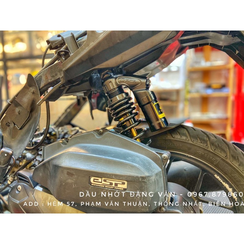 Phuộc Racing Boy VD Seri 2 chỉnh Đen Ty Vàng Vario, Click, Vision