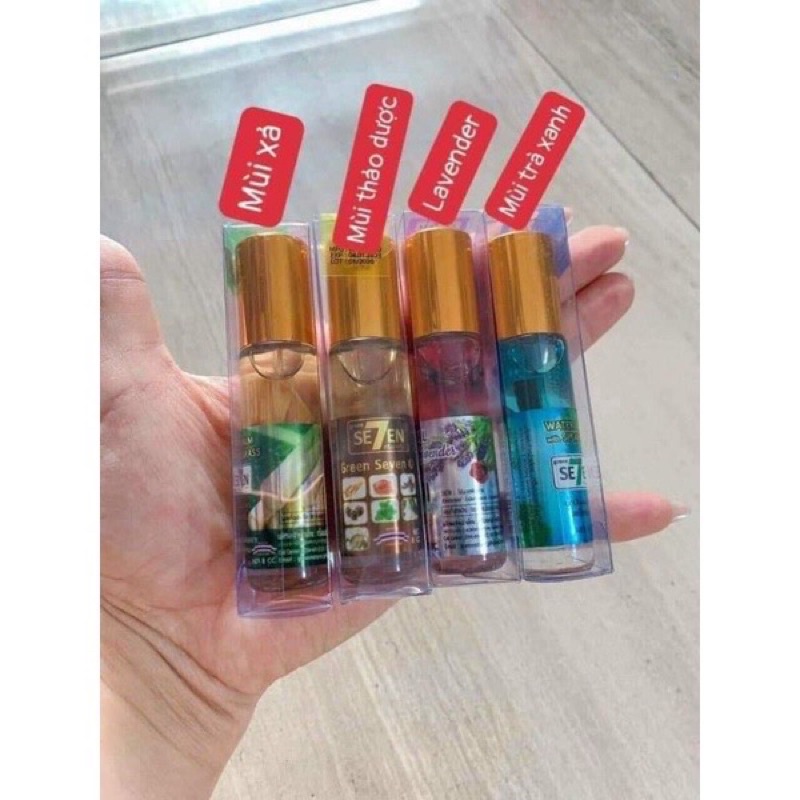 Dầu lăn thảo dược Green Seven 7 8cc  Thái Lan chính hãng