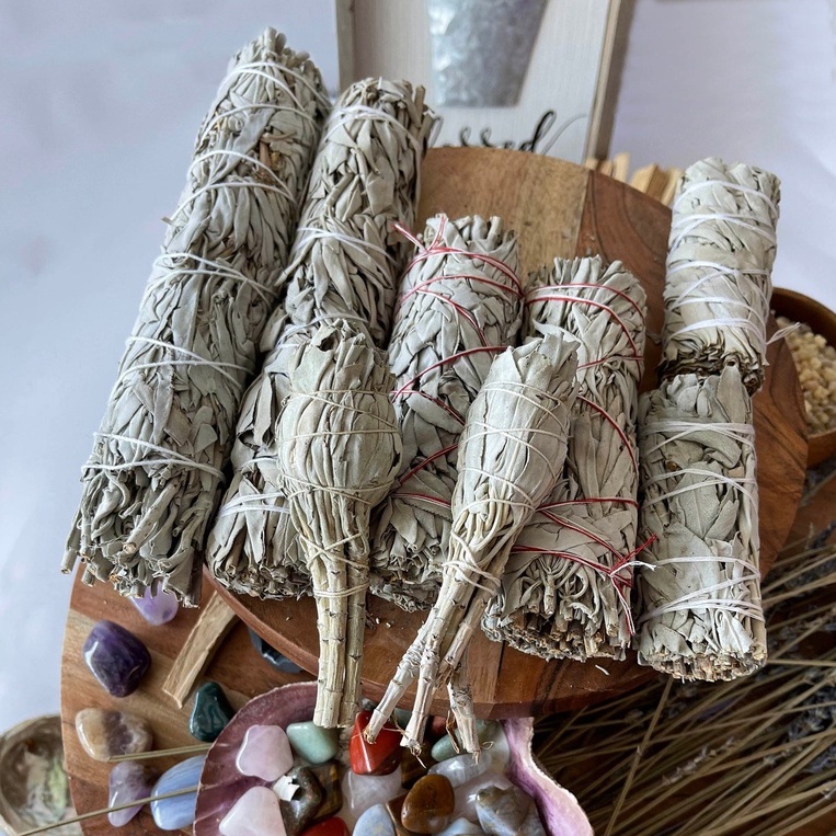 WHITE SAGE Xô Thơm Trắng - THẢO MỘC XÔNG NHÀ