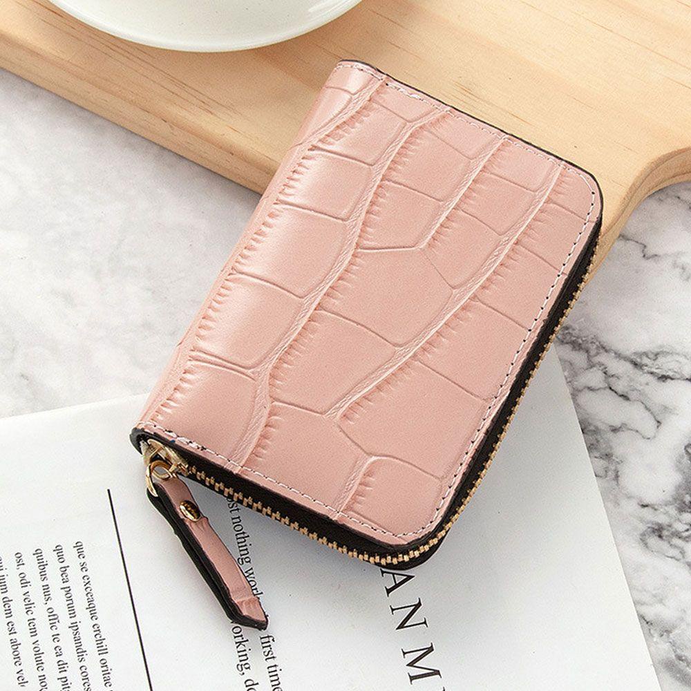 UUMIR Ví Nhỏ Đựng Thẻ Có Khóa Kéo Thời Trang Cho Nữ