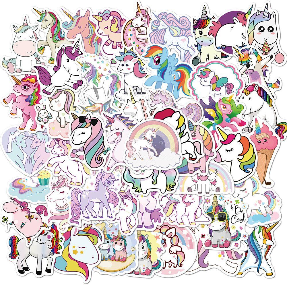 Nhãn Dán Trang Trí Điện Thoại / Laptop / Vali Họa Tiết Hoạt Hình Graffiti