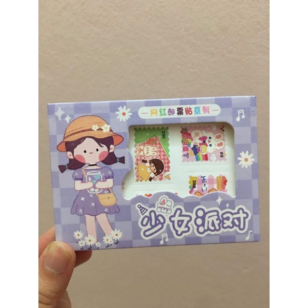 Hộp Sticker 12 tấmTrang Trí Sổ Lưu Niệm đáng yêu ❤️
