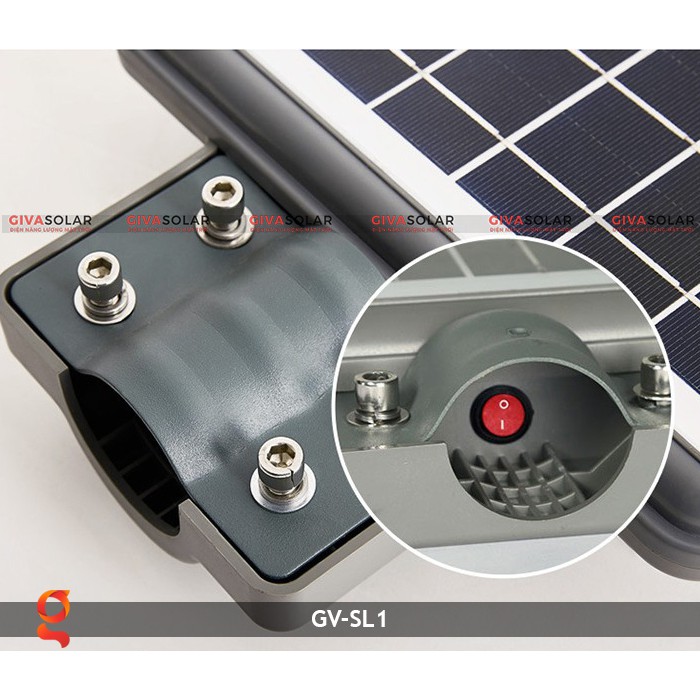 Đèn Led đường năng lượng mặt trời GIVASOLAR GV-SL1 (40W & 60W)