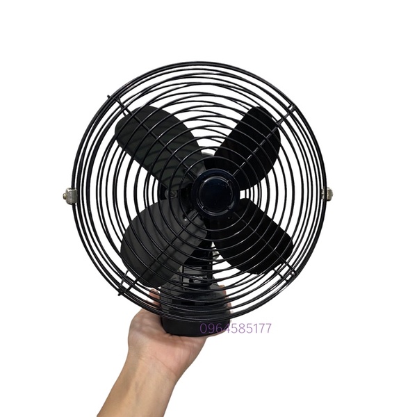 QUẠT chạy pin chân pin phổ thông makita lồng sắt cánh sắt