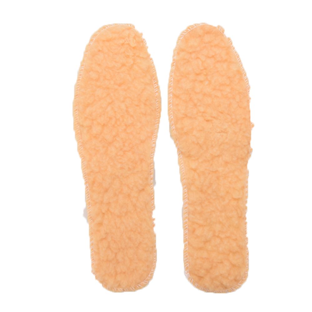 ❤LANSEL❤ 1 Pair New Warm Insoles Boot Wool Fleece Pads Winter Boots Soft Thermal Shoes Insert