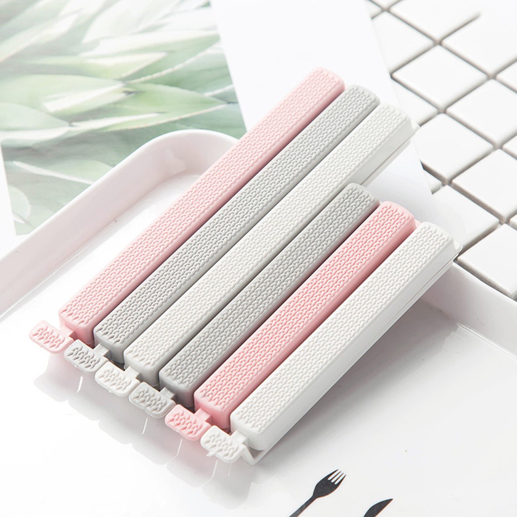 SET 2 Kẹp Miệng Túi Đầy Sắc Màu Bảo Quản Thực Phẩm Thức Ăn Tiện Lợi 88216