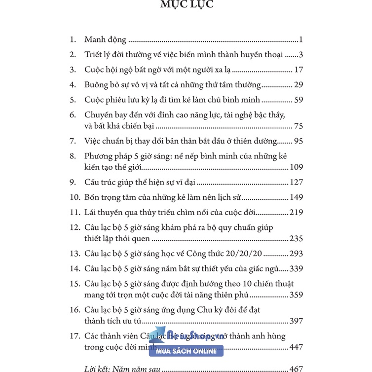 Sách - Làm Chủ Bình Minh - Sống Đời Xuất Chúng