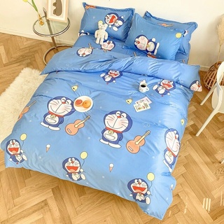 Chăn ga poly doreamon - bộ vỏ chăn ga gối