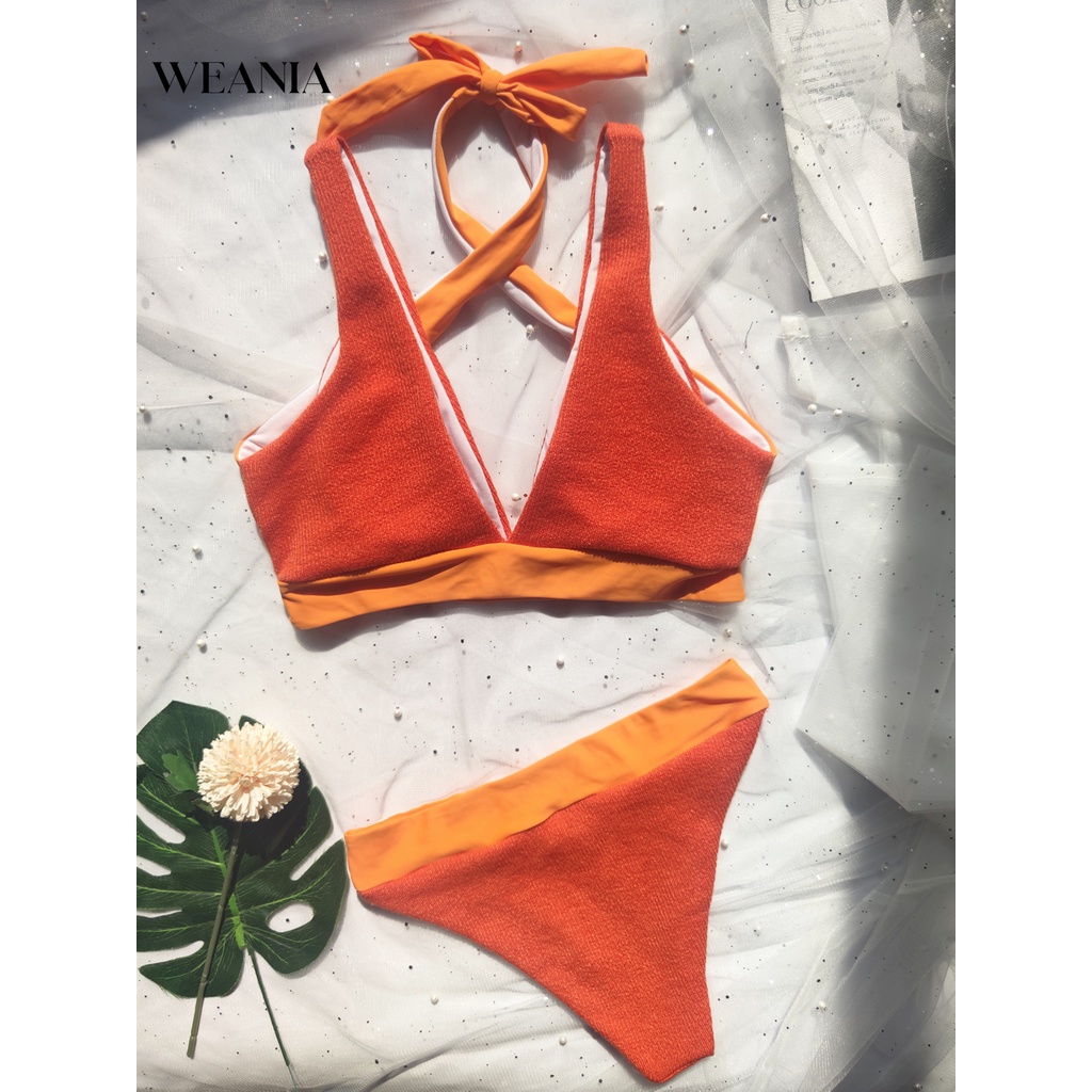 Bộ Bikini 2 Mảnh Phối Hai Màu Kiểu Mới D0326