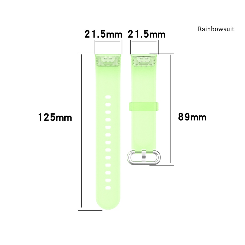 Dây Đeo Trong Suốt Chống Mồ Hôi Cho Đồng Hồ Thông Minh Mi Watch Lite