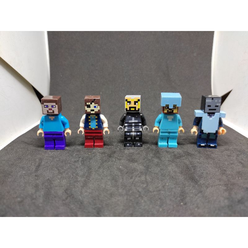 COMBO 5 nhân vật MINECRAFT Non Lego Minifigures ( Hàng 2HAND )