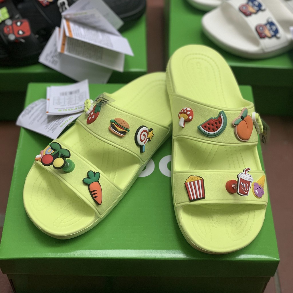 Dép quai ngang cross nam nữ, dép hai quai cross