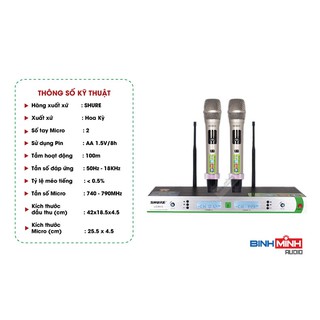 Micro không dây Shure UGX8 II