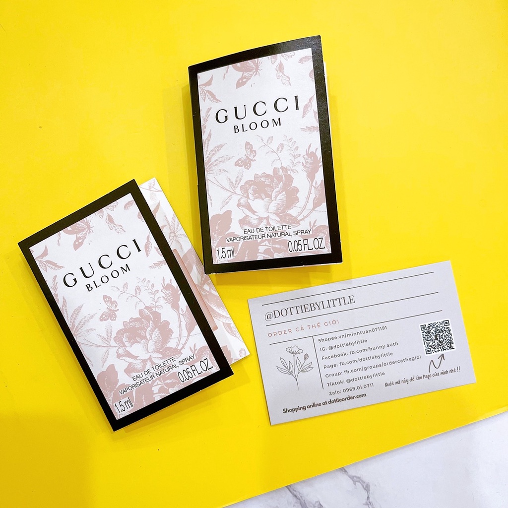 Vial nước hoa Gucci Bloom EDT